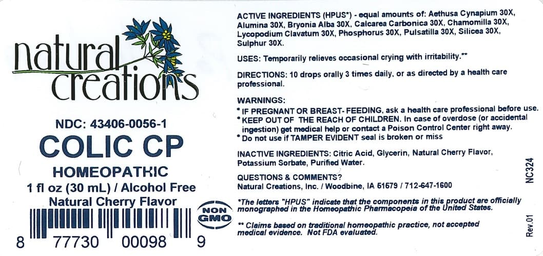 Colic Cp (Aethusa Cynapium, Aluminum Oxide, Bryonia Alba Root, Oyster Shell Calcium Carbonate Crude, Matricaria Recutita, Lycopodium Clavatum Spore, Phosphorus, Anemone Pulsatilla, Silicon Dioxide, Sulfur.) package label