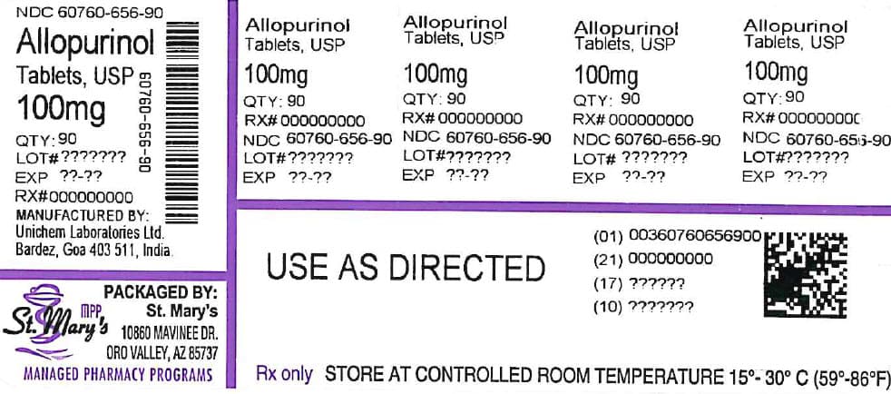 Allopurinol package label