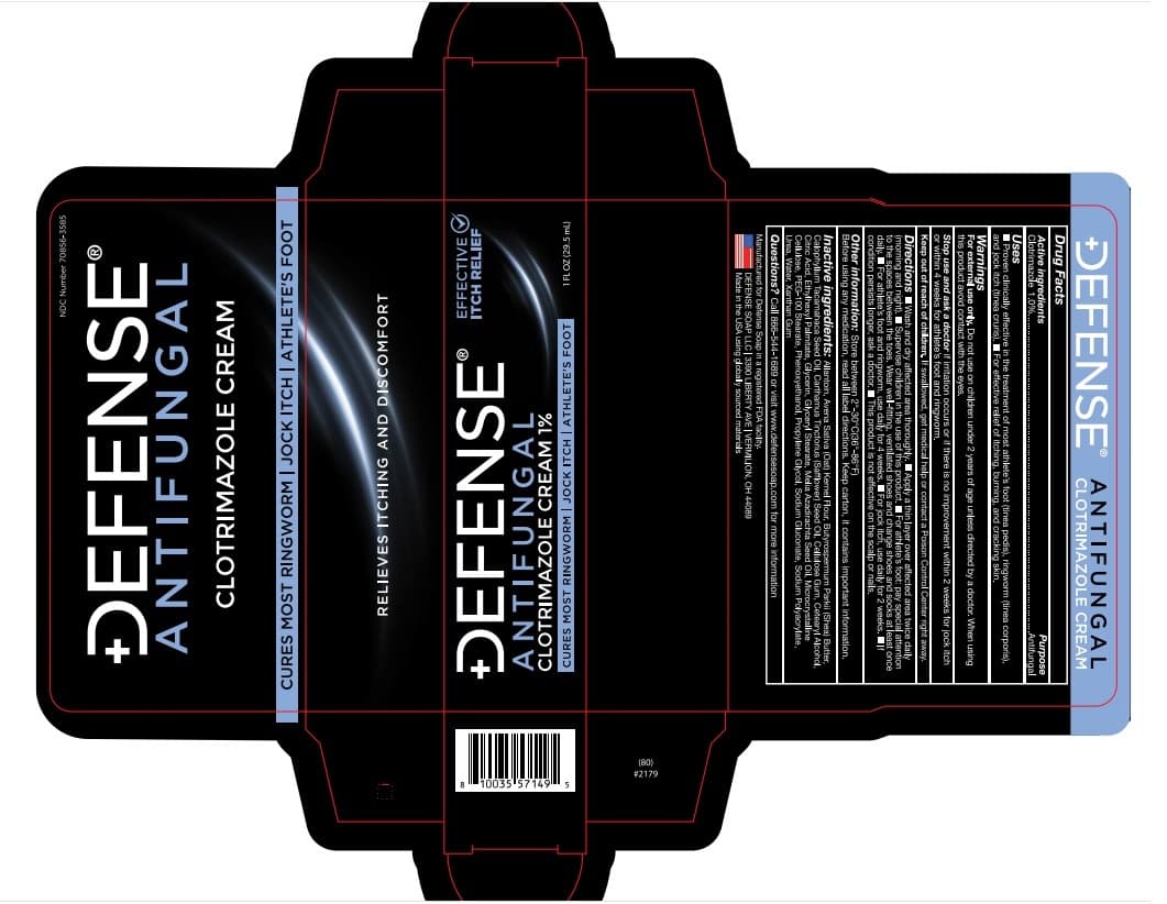 Antifungal 1% Clotrimazole Cream package label