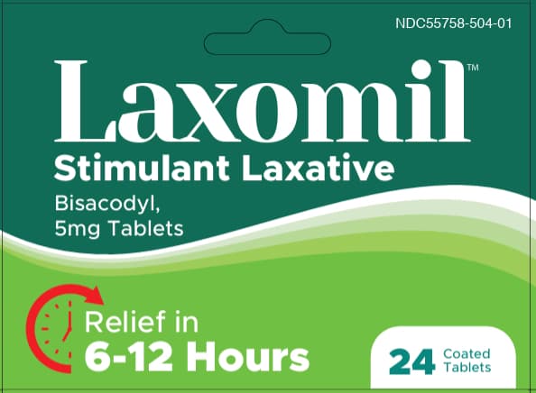 Laxative (Bisacodyl 5mg) package label