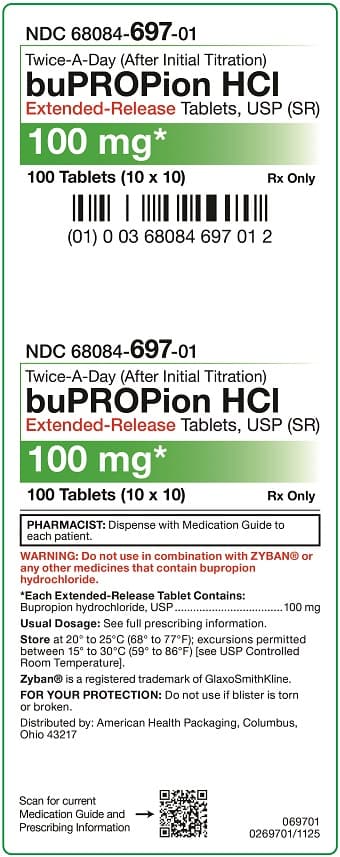 Bupropion Hydrochloride package label