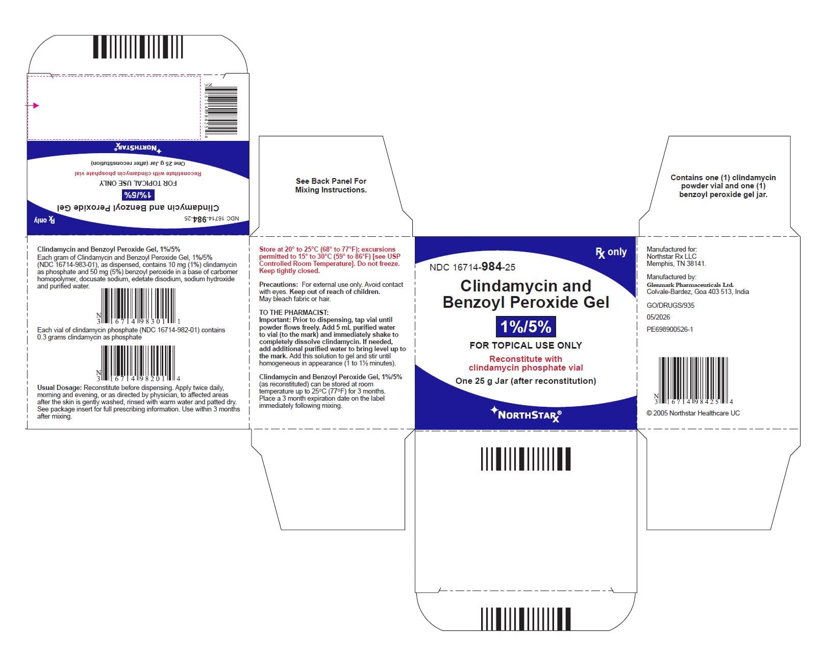 Clindamycin and Benzoyl Peroxide package label