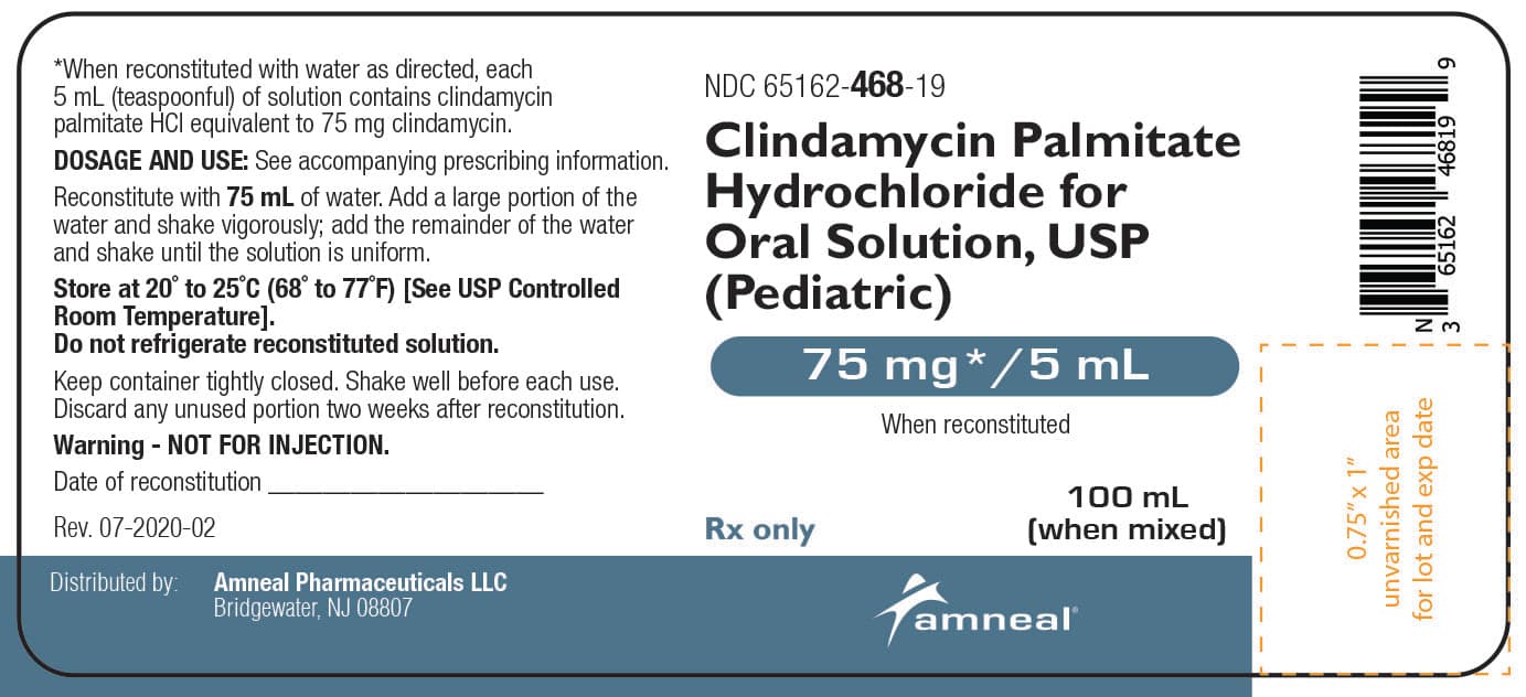 Clindamycin Palmitate Hydrochloride (pediatric) package label