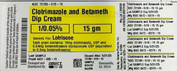 Clotrimazole/betameth package label