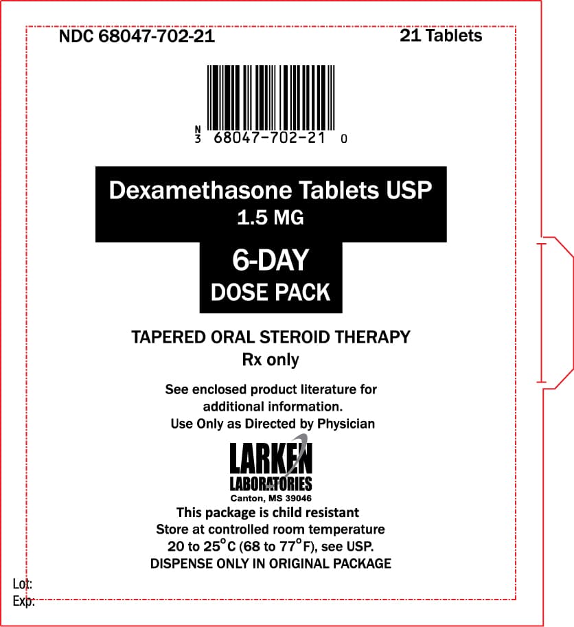 Dexamethasone 1.5 Mg package label