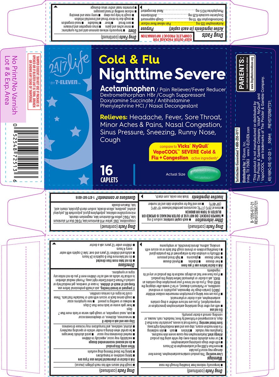 Nighttime Cough Relief (Dextromethorphan HBR Doxylamine Succinate) package label