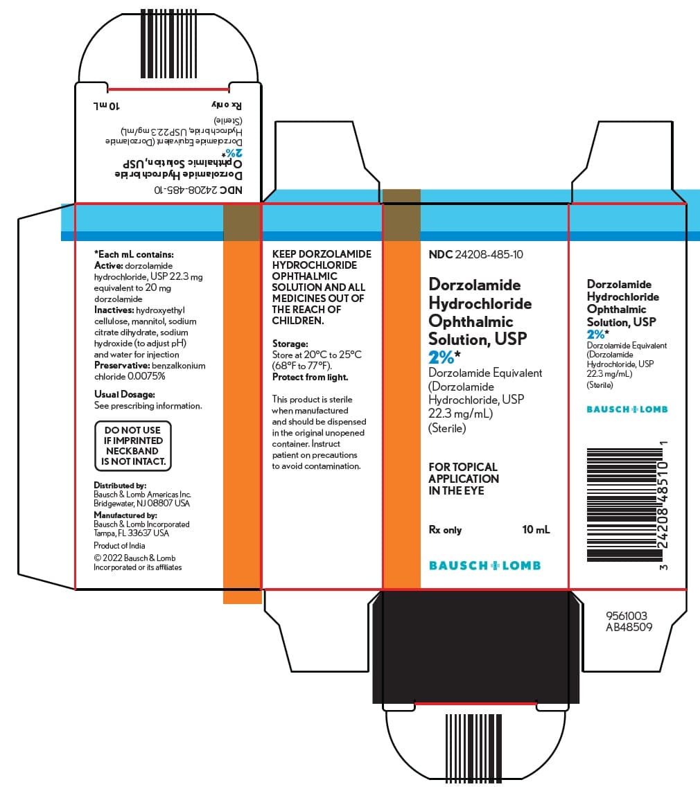 Dorzolamide HCL package label