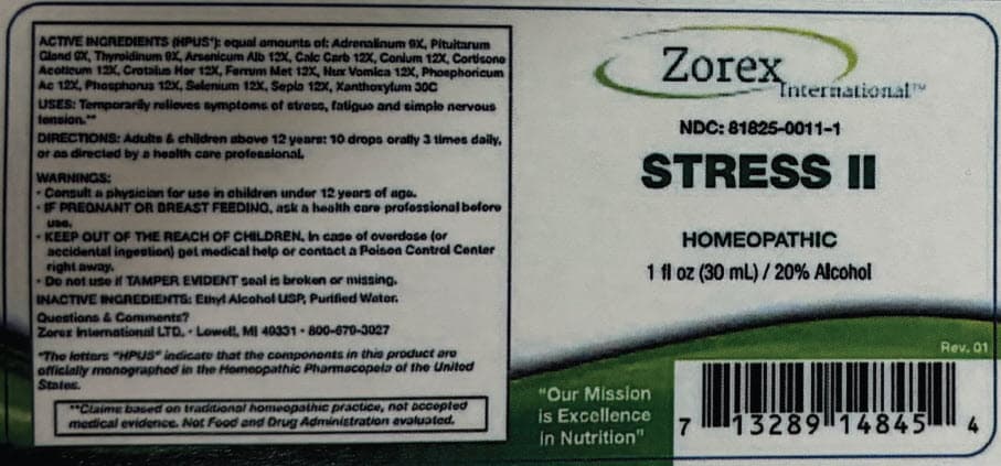 Stress / Fatigue (Epinephrine, Thyroid Unspecified,bos Taurus Pituitary Gland, Arsenic Trioxide, Oyster Shell Calcium Carbonate Crude, Conium Maculatum Flowering Top, Cortisone Acetate, Crotalus Horridus Horridus Venom, Iron, Strychnos Nux-Vomica Seed, Phosphoric Acid, Phosphorus, Selenium, Sepia Officinalis Juice, Zanthoxylum Americanum Bark) package label