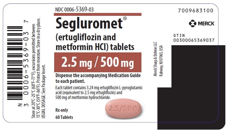 Segluromet (Ertugliflozin and Metformin Hydrochloride) package label