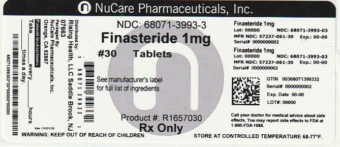 Finasteride package label