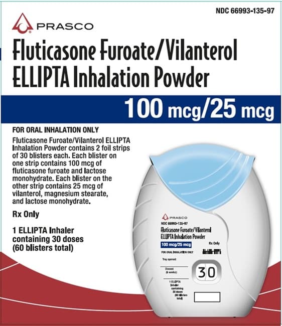 Fluticasone Furoate package label
