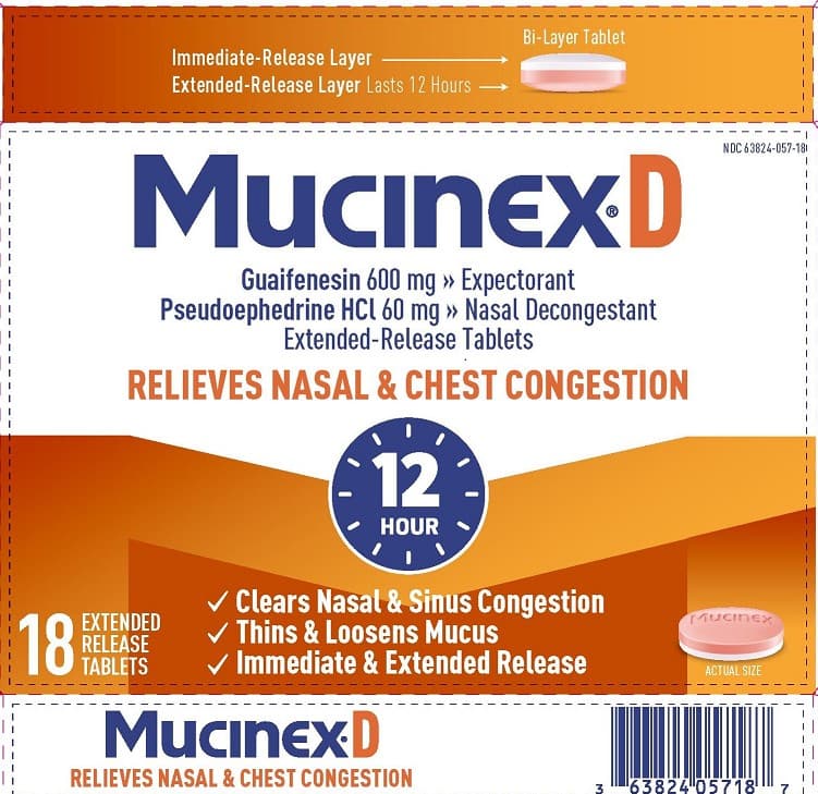 Guaifenesin and Pseudoephedrine Hydrochloride package label