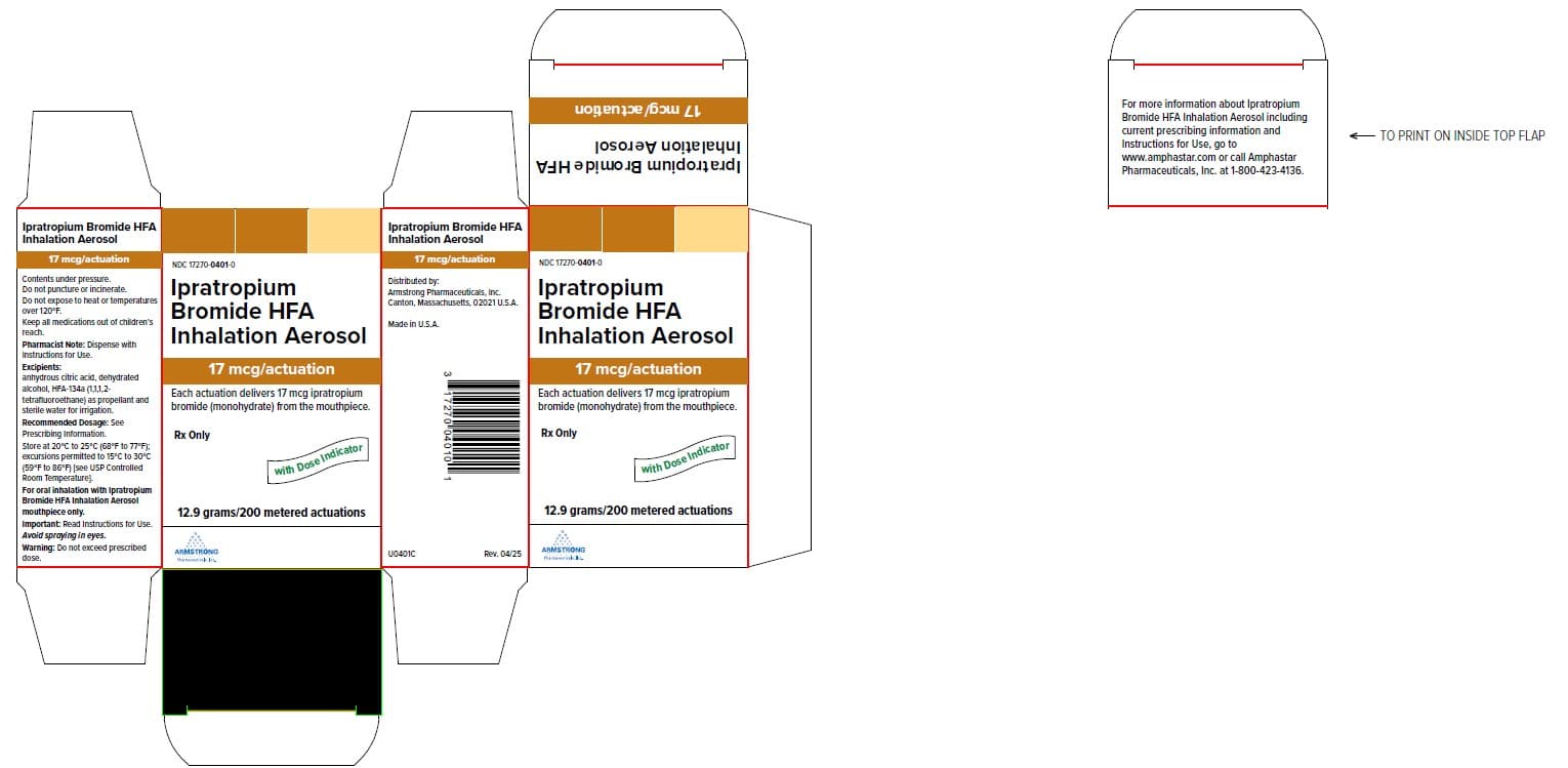 Ipratropium Bromide Inhalation package label