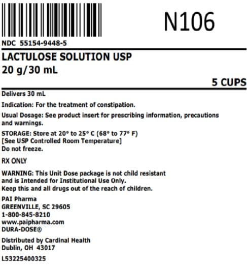 Lactulose package label