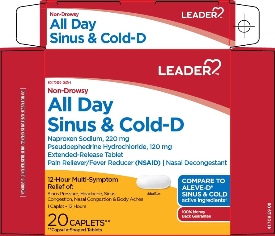 Naproxen Sodium, Pseudoephedrine HCL package label
