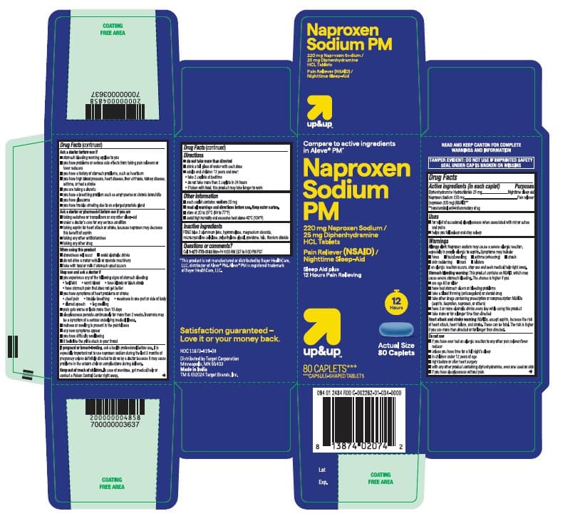 Naproxen Sodium and Diphenhydramine HCL package label