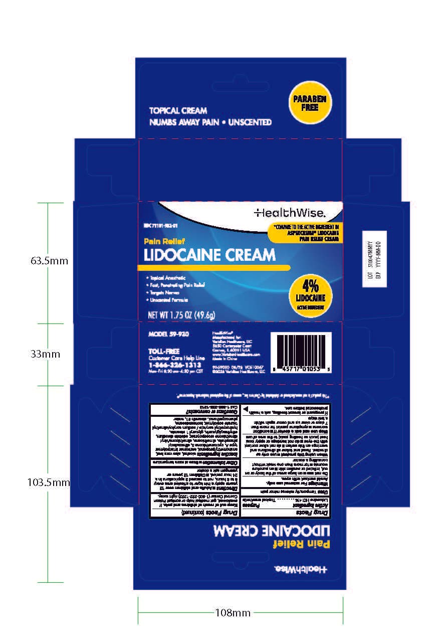 Family Wellness Pain Relief with Lidocaine (Pain Relief with Lidocaine) package label