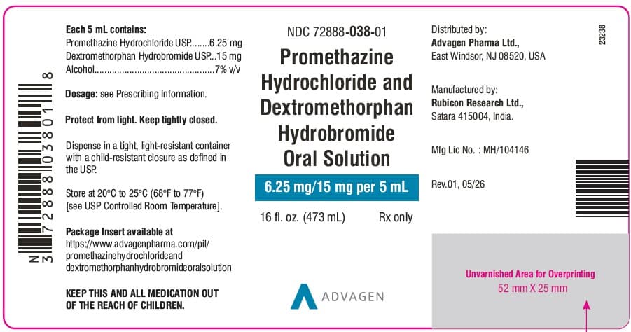 Phenergan (Promethazine Hydrochloride) package label