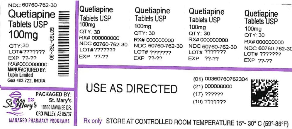 Quetiapine Fumarate package label