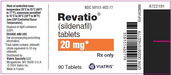 Sildenafil Citrate package label