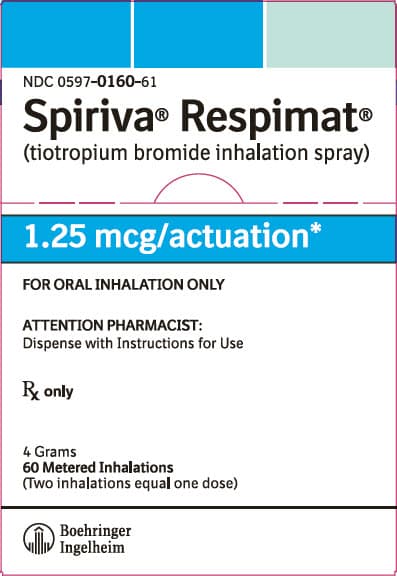 Spiriva Respimat (Tiotropium Bromide Inhalation Spray) package label