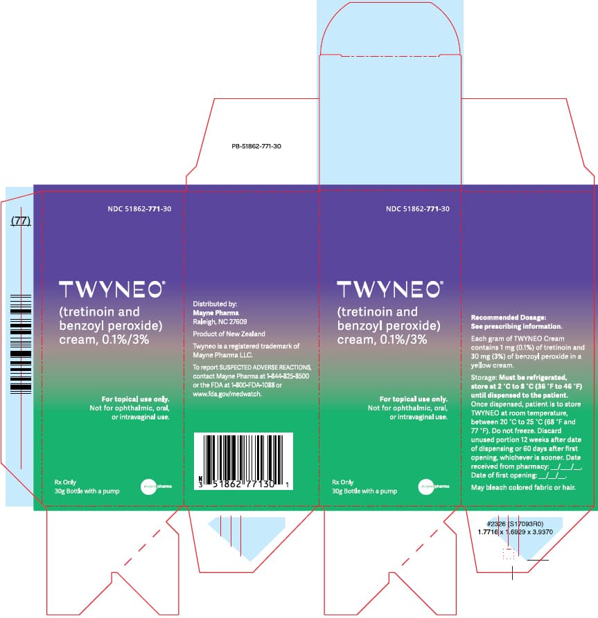 Twyneo (Tretinoin and Benzoyl Peroxide) package label