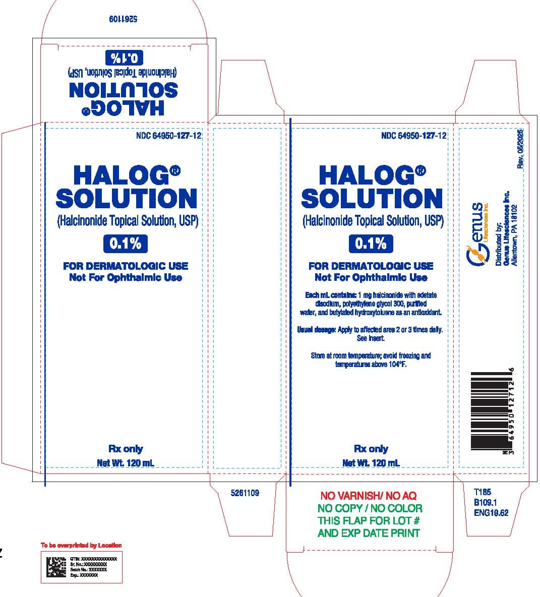 Halog — Reference image, actual packaging may vary