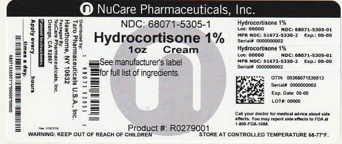 Hydrocortisone Cream 1% — Reference image, actual packaging may vary