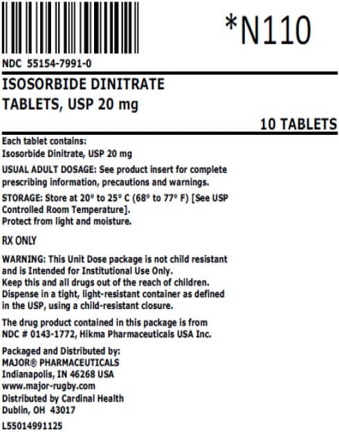 Isosorbide Dinitrate — Reference image, actual packaging may vary