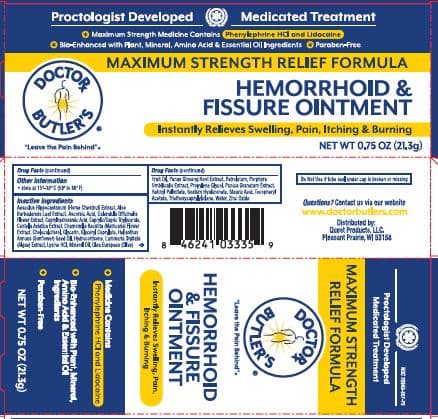DR Butlers Hemorrhoid and Fissure Pf — Reference image, actual packaging may vary