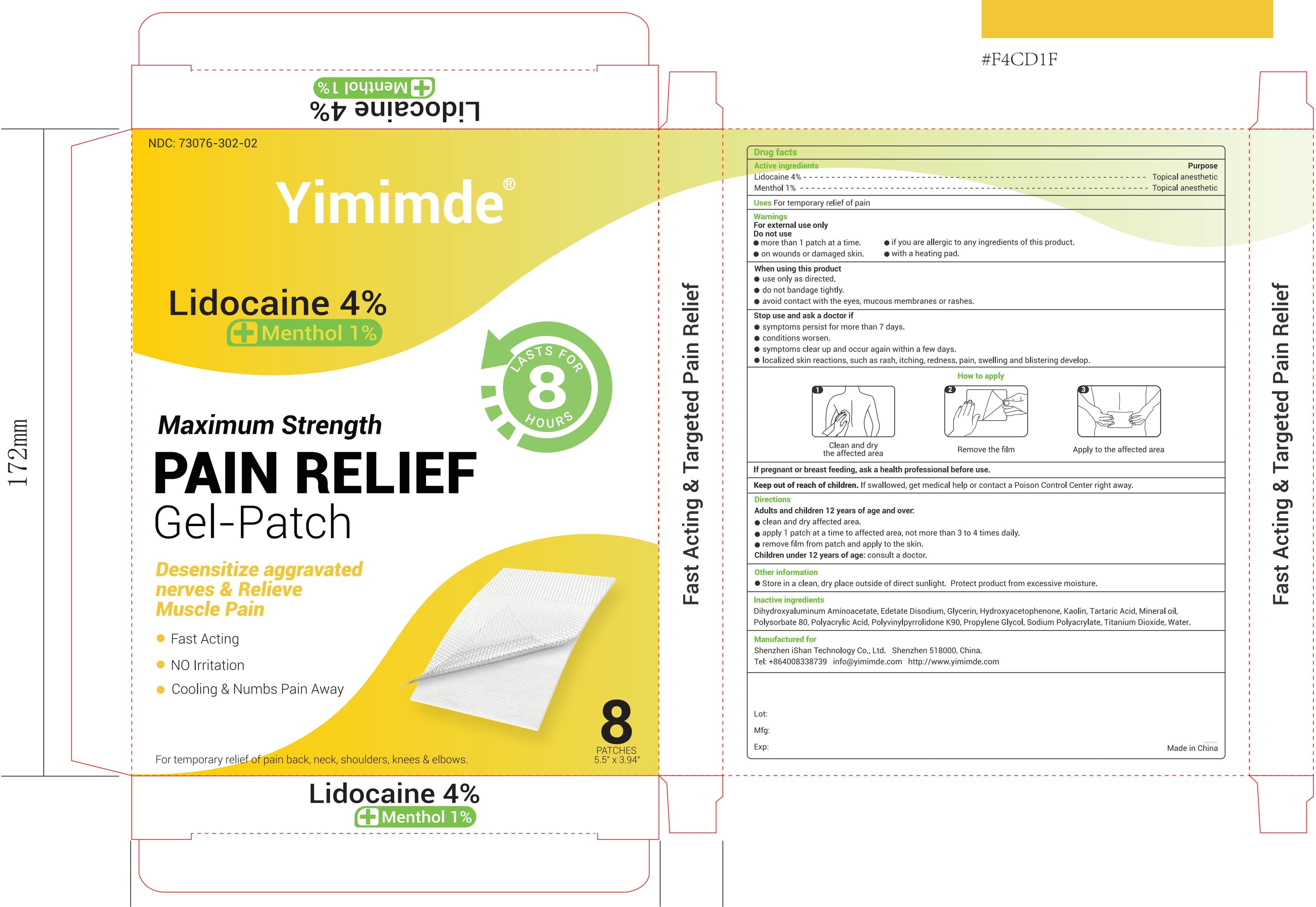 Ishancare Pain Relief Gel-Patch — Reference image, actual packaging may vary