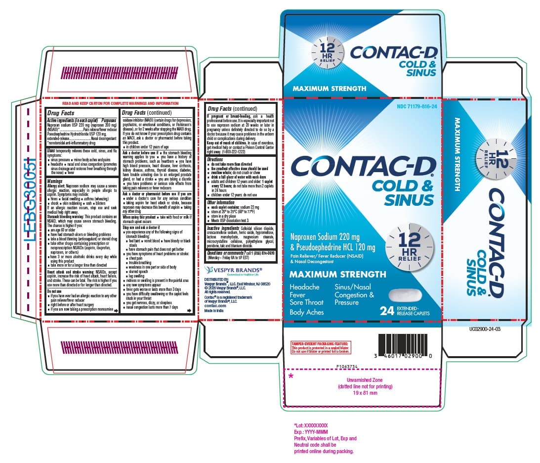Naproxen Sodium and Pseudoephedrine Hydrochloride — Reference image, actual packaging may vary