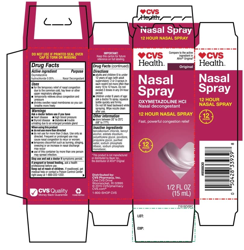 Nasal Oxymetazoline HCL — Reference image, actual packaging may vary