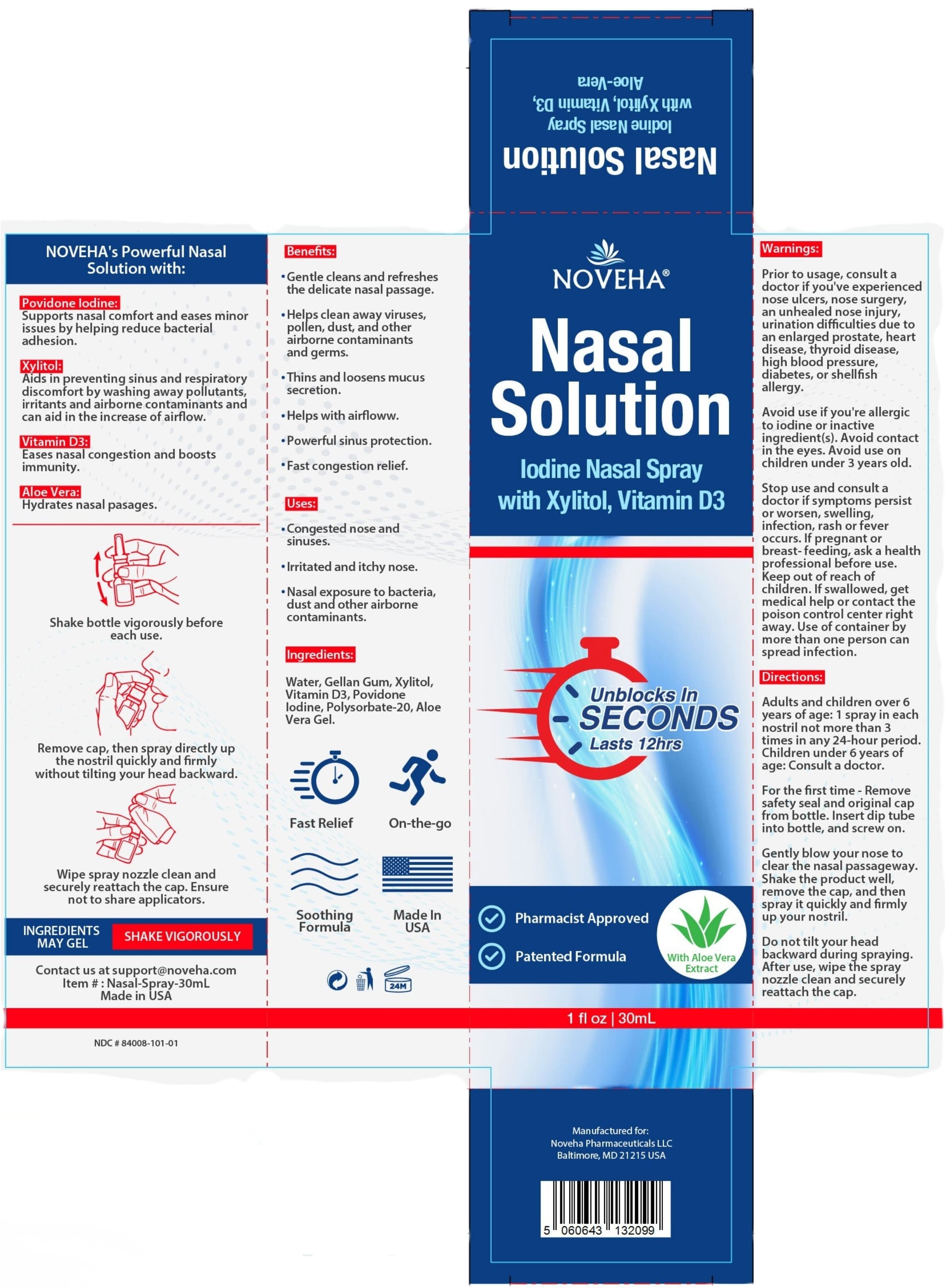 Nasal Solution — Reference image, actual packaging may vary