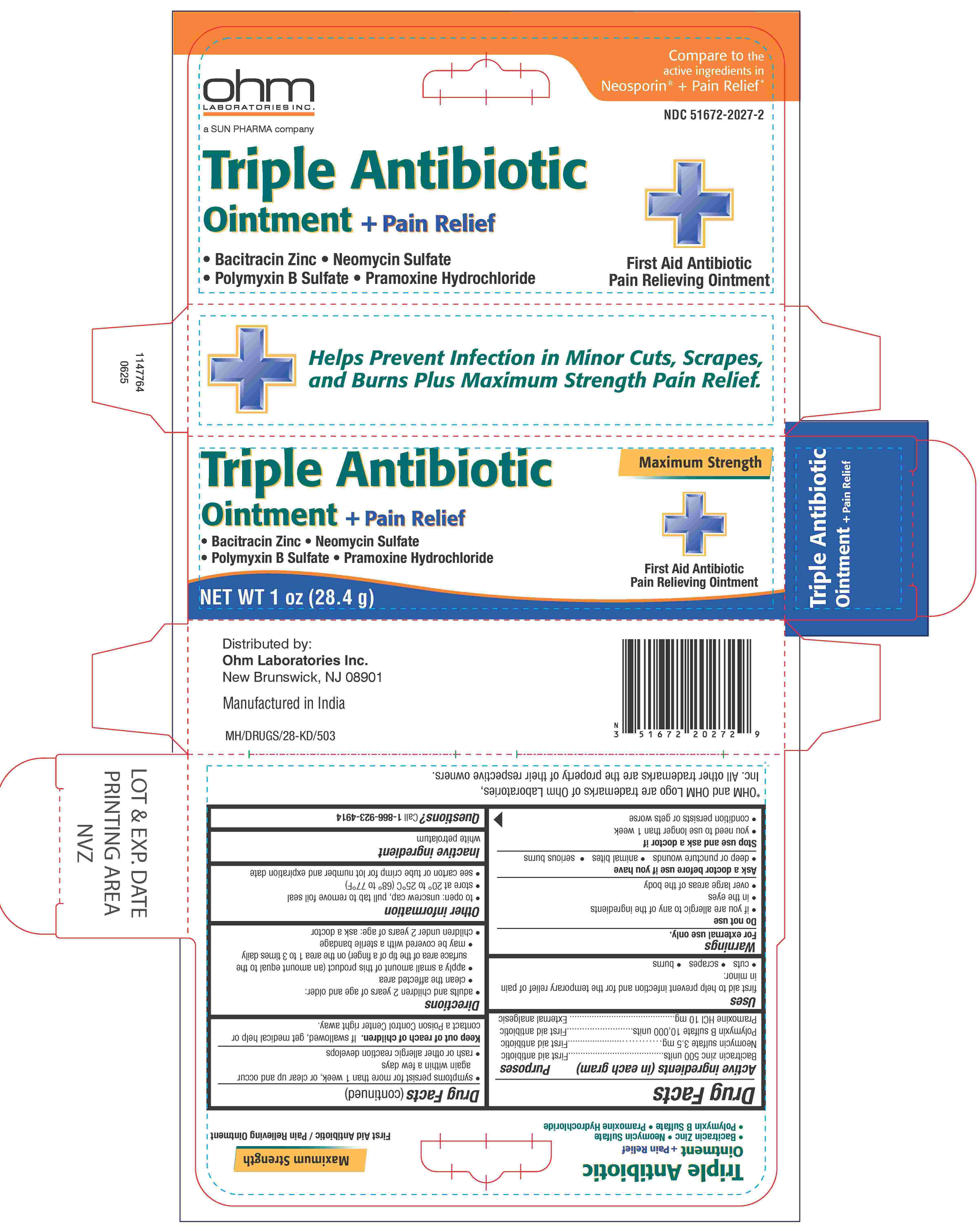 Neomycin Sulfate and Polymyxin B Sulfate, Bacitracin Zinc and Hydrocortisone — Reference image, actual packaging may vary