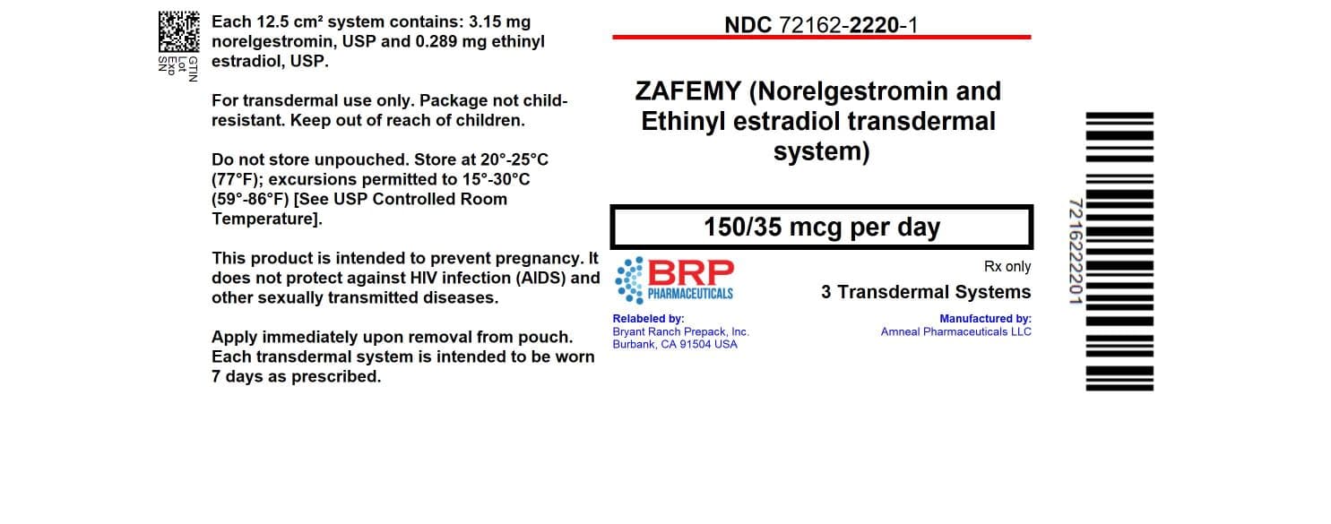 Norelgestromin and Ethinyl Estradiol — Reference image, actual packaging may vary