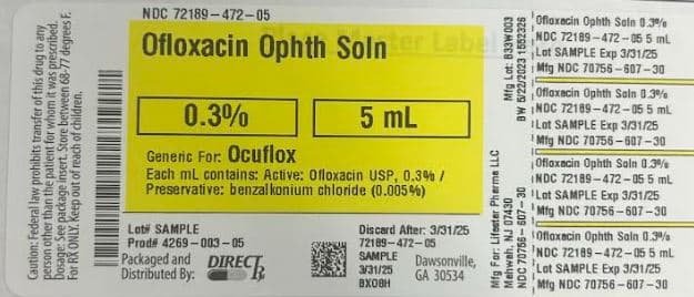Ofloxacin Ophth Soln — Reference image, actual packaging may vary