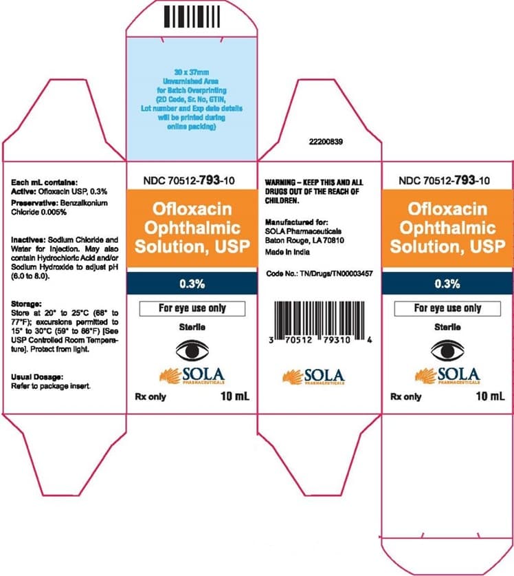 Ofloxacin Ophthalmic Solution Usp, 0.3% — Reference image, actual packaging may vary