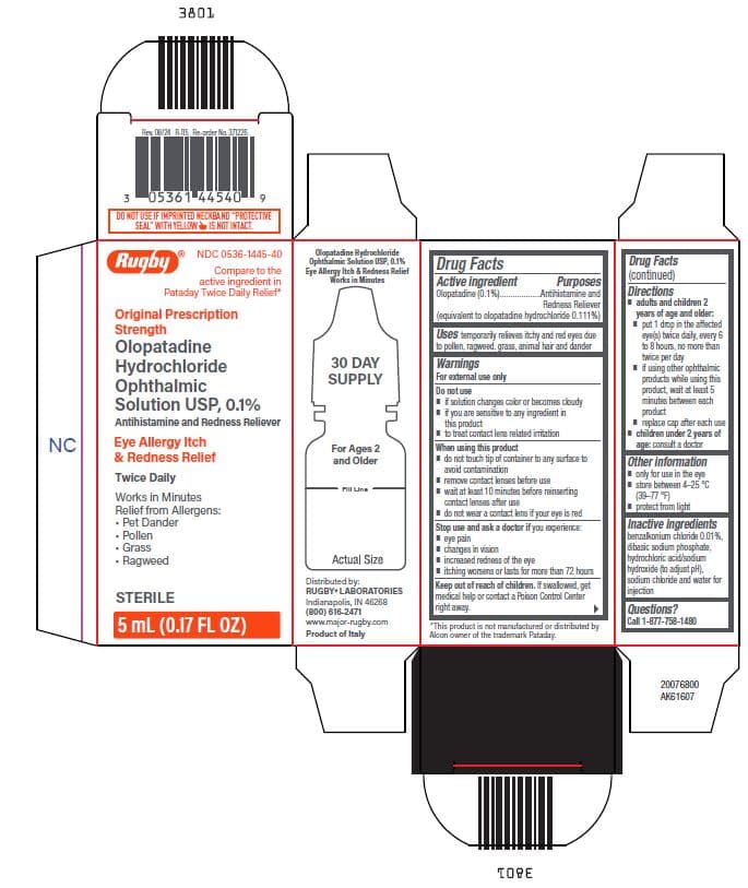 Olopatadine Hydrochloride Ophthalmic — Reference image, actual packaging may vary