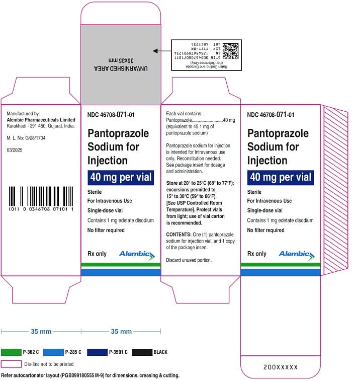 Pantoprazole Sodium Injection — Reference image, actual packaging may vary