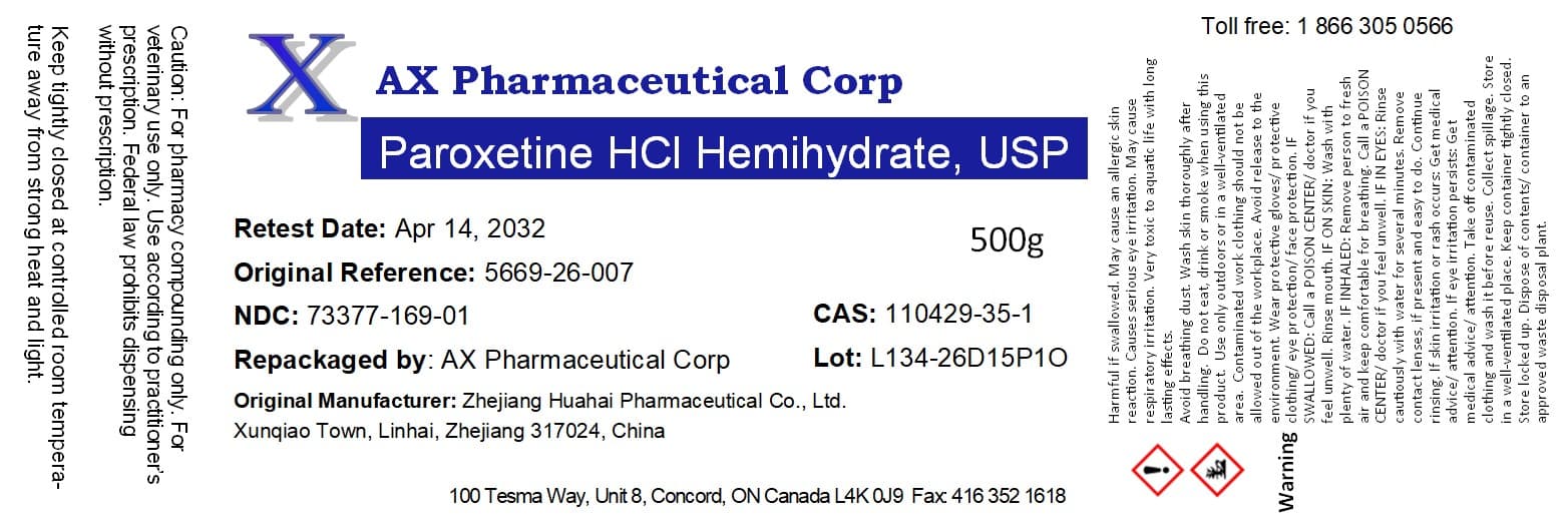 Paroxetine Hydrochloride — Reference image, actual packaging may vary