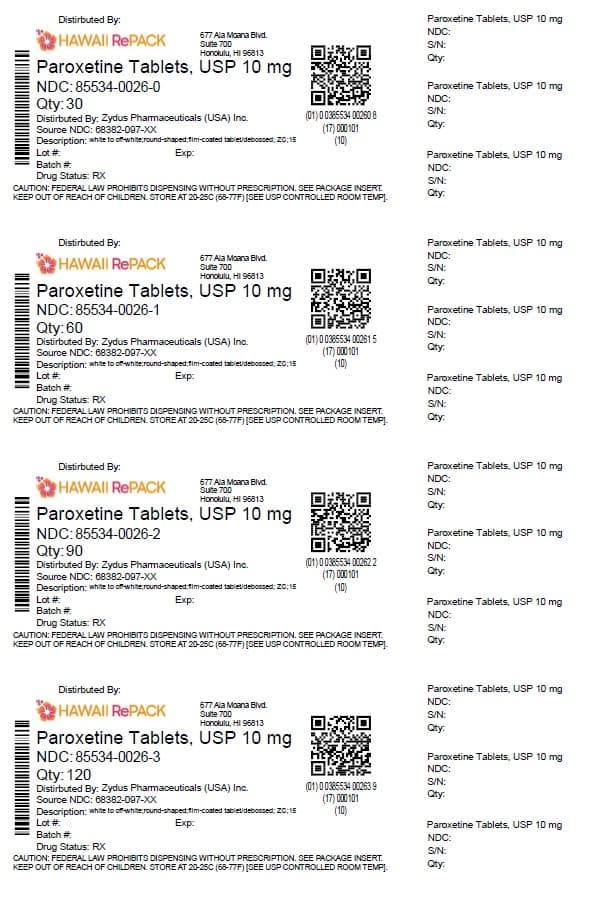 Paroxetine — Reference image, actual packaging may vary