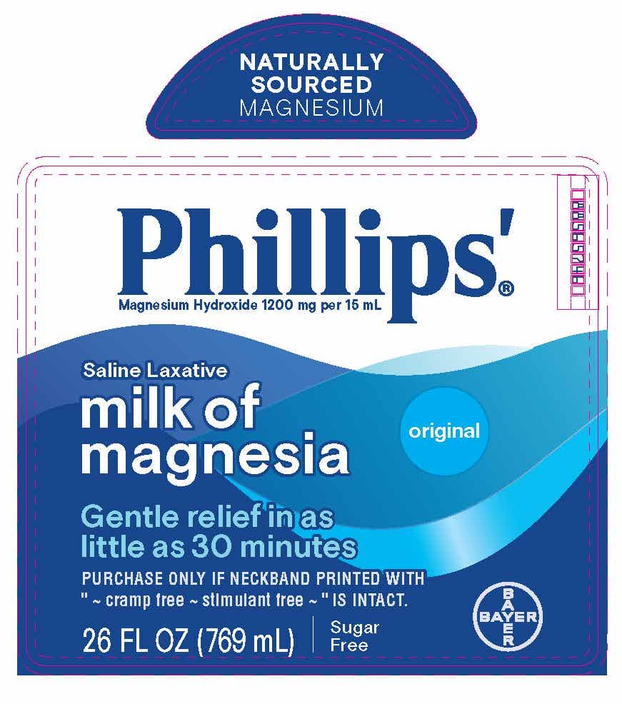 Phillips Original Milk of Magnesia — Reference image, actual packaging may vary