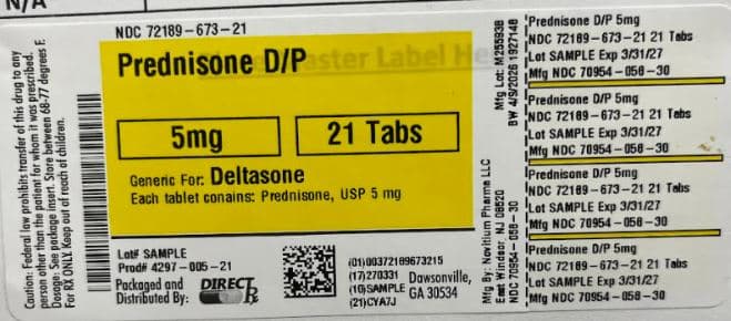 Prednisone D/p — Reference image, actual packaging may vary