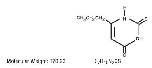 Propylthiouracil — Reference image, actual packaging may vary