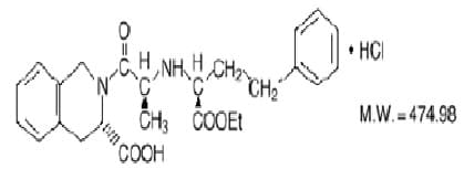 Quinapril and Hydrochlorothiazide 20/12.5 — Reference image, actual packaging may vary