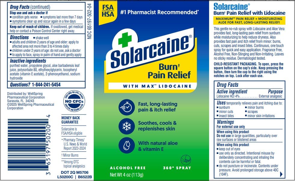 Solarcaine Burn Pain Relief 4oz — Reference image, actual packaging may vary
