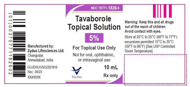 Tavaborole — Reference image, actual packaging may vary