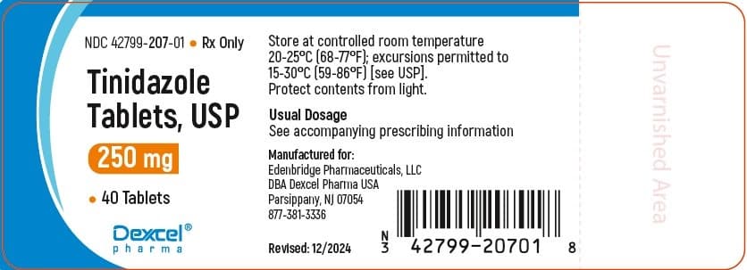 Tinidazole — Reference image, actual packaging may vary