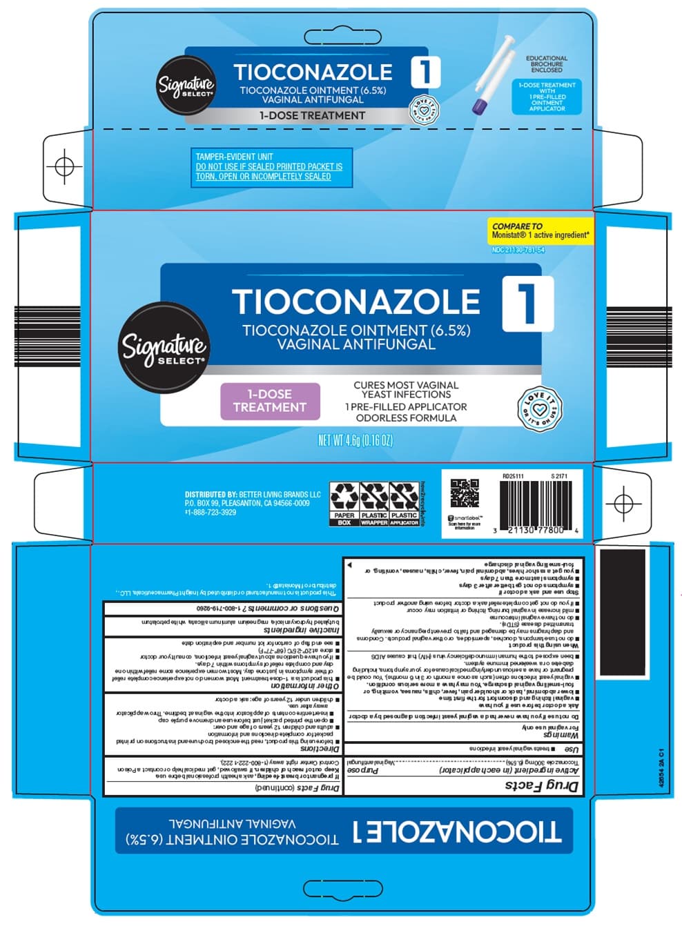 Dg Health Tioconazole 1 — Reference image, actual packaging may vary